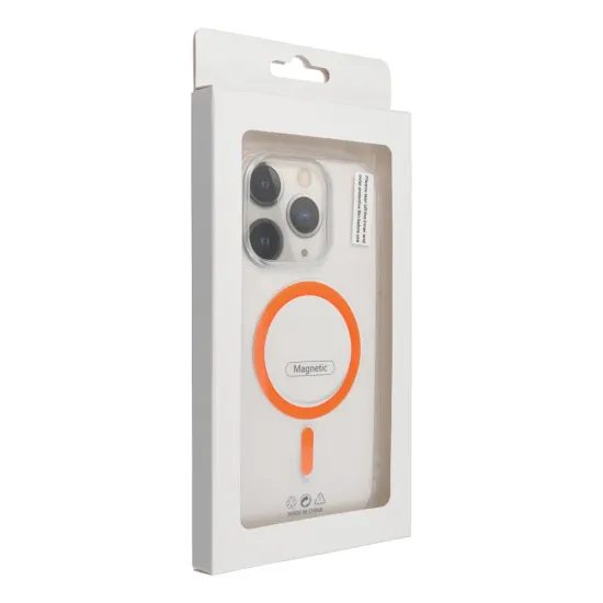 Obal / kryt na Apple iPhone 12 PRO MAX transparentní s MagSafe - Ring Mag Cover
