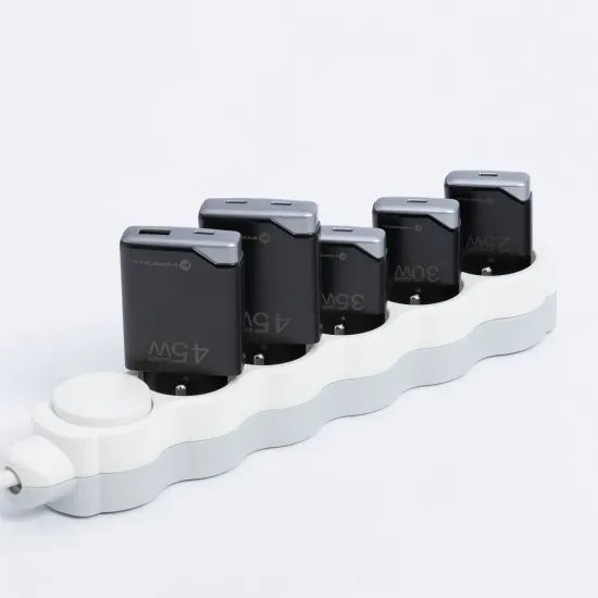 Ultra tenký síťový adaptér GaN III 2 x Type C PD QC4.0 3A 45W černý - FORCELL F-ENERGY