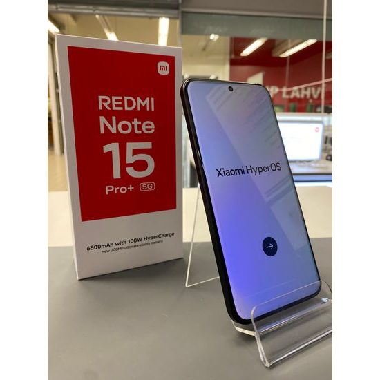 Xiaomi Redmi Note 15 Pro+ 5G 8GB/256GB černý- použitý (ZÁNOVNÍ)