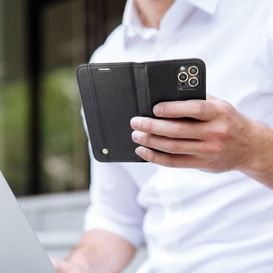 Pouzdro / obal na Huawei P Smart 2021 černé - knížkové Prestige