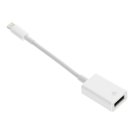 Adaptér / redukce lightning na USB bílý OTG