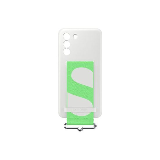Obal / kryt na Samsung Galaxy S21 FE bílý s poutkem - originál Samsung