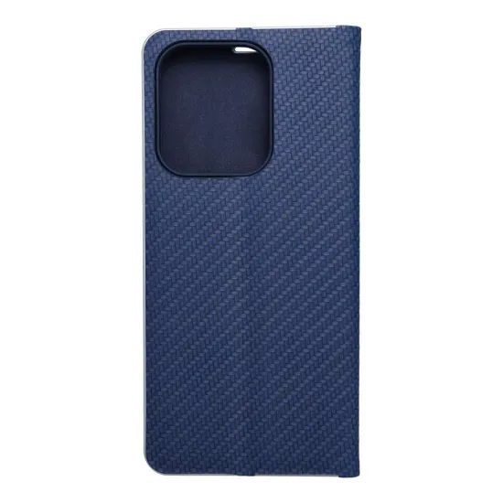 Pouzdro / obal na Xiaomi Redmi 15C modré - knížkové Luna Book Carbon Case