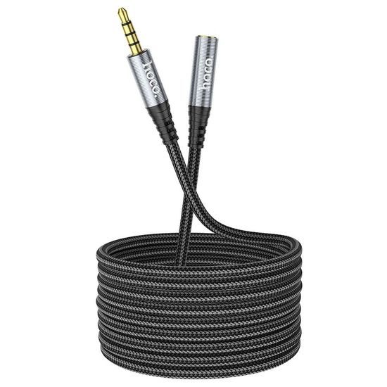 Kabel 3.5mm audio prodlužovací 2m černý - HOCO