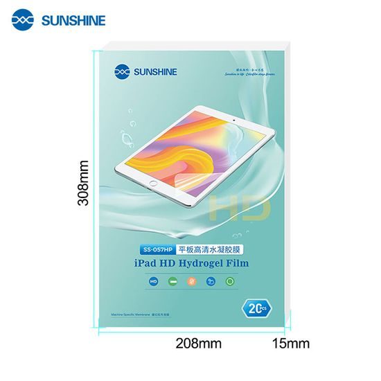 Hydrogel folie pro tablet na míru - do 12,9 palců (SUNSHINE SS-057HP)