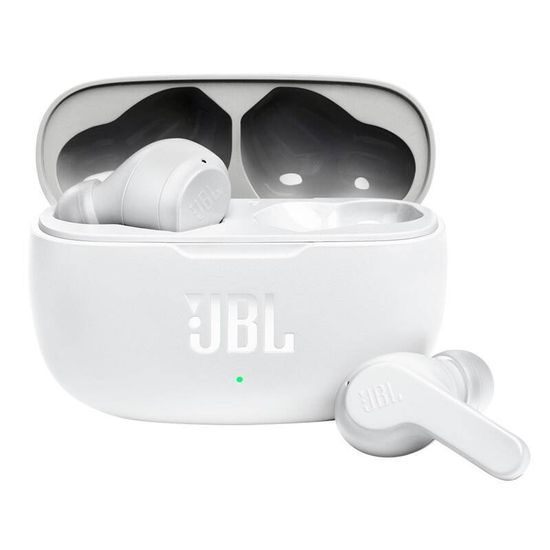 Bezdrátová sluchátka JBL Wave 200TWS bílé