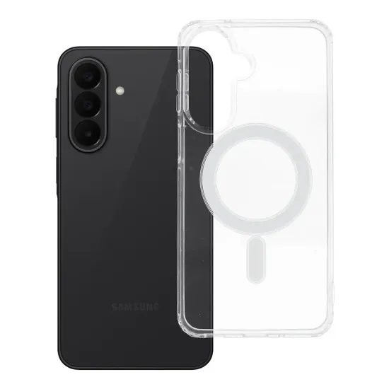 Obal / kryt na Samsung Galaxy A27 průhledný - Mag Cover