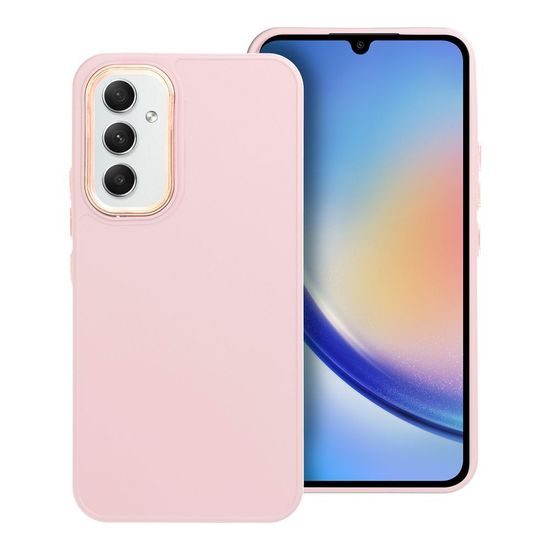 Obal / kryt na Samsung Galaxy A54 5G svetlo ružový - FRAME