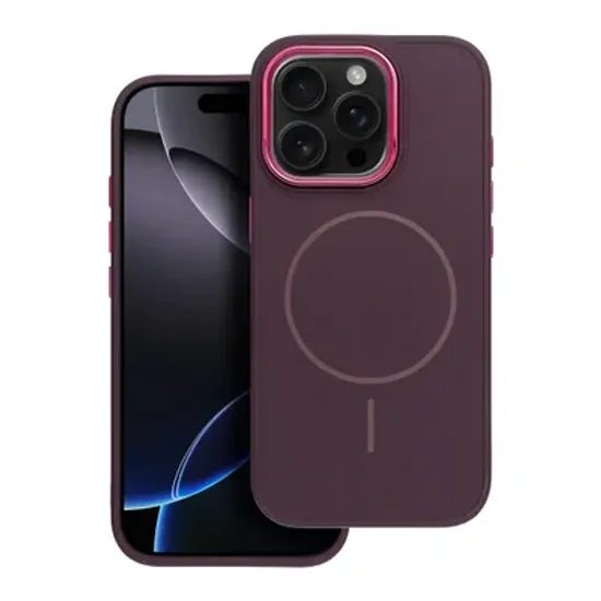 Obal / kryt na Apple iPhone 17 Air fialový - FRAME MagCover