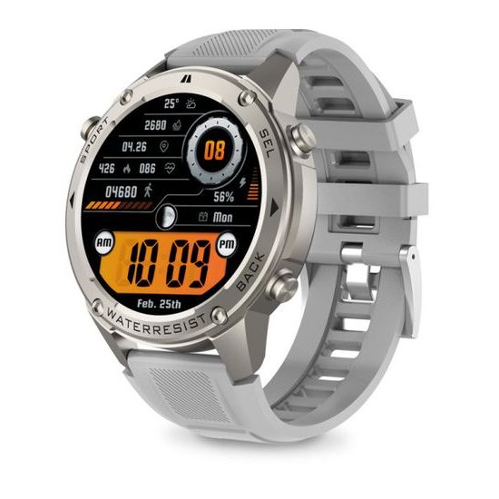 Chytré hodinky ALIGATOR Watch GPS, stříbrné