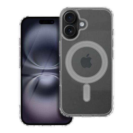 Obal / kryt na Apple iPhone 16 transparentné - CLEAR MAG COVER