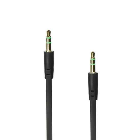 AUX kabel jack 3,5 mm černý (BOX)