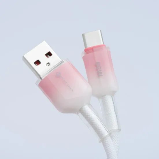 Datový / nabíjecí kabel USB-A/USB-C QC4.0 3A 66W C352 1 m bílý - Forcell F-Energy