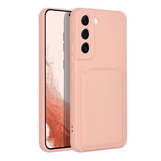Obal / kryt pre Samsung Galaxy S22 Plus ružový - Forcell Card