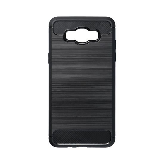 Obal / kryt pre Samsung Galaxy J7 2016 čierny - Forcell CARBON