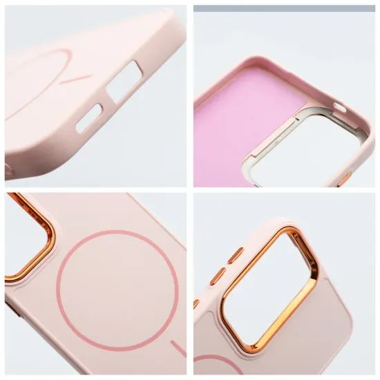 Obal / kryt na Samsung Galaxy A57 růžový - Frame MagCover