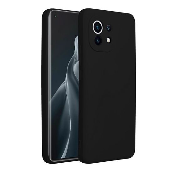 Obal / kryt pre Xiaomi Mi 11 čierny - Forcell SILICONE LITE