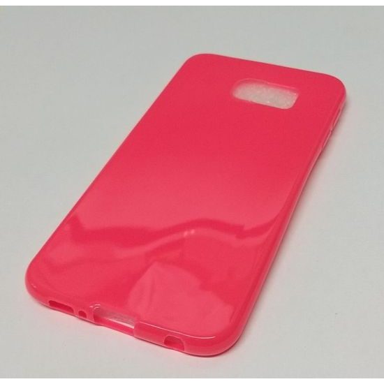 Obal / kryt pre Samsung Galaxy S6 ružový - Jelly Bright 0,3 mm