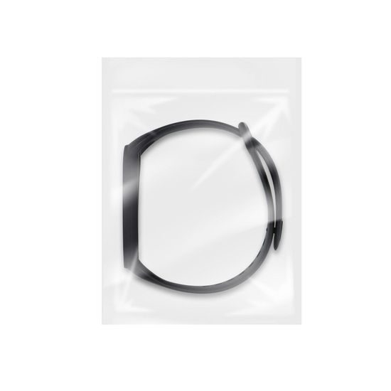 Silikonový řemínek na Xiaomi Mi Band 5 / 6 / 7 černý