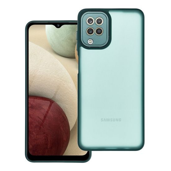 Obal / kryt na Samsung Galaxy A12 zelený - VARIETE