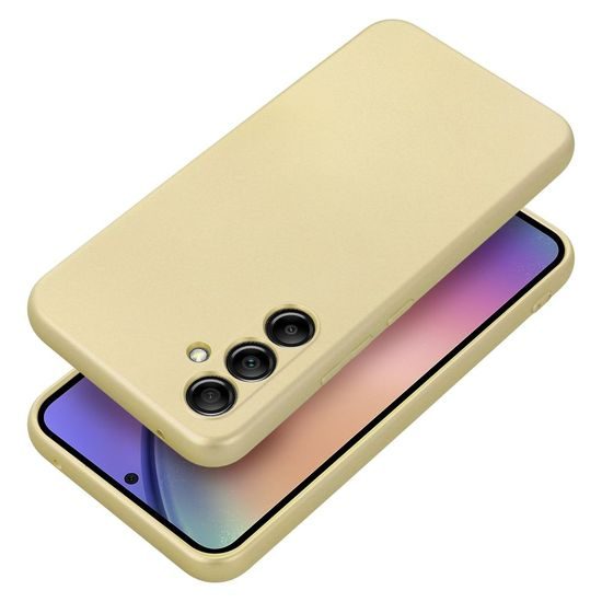 Obal / kryt na Samsung Galaxy A54 5G zlatý - METALLIC