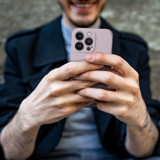 Obal / kryt na Apple iPhone 13 růžový Sillicone Mag Cover