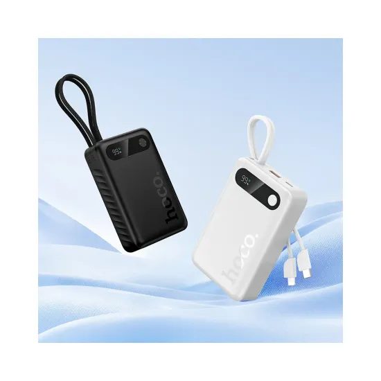Powerbanka 20000 mAh22,5W USB C + Lightning černá - HOCO