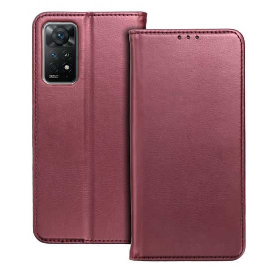 Pouzdro / obal na Motorola G35 5G burgundy - knížkové Smart Magneto