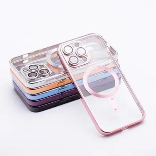 Obal / kryt na Samsung Galaxy S25 FE růžový - ELECTRO MAG COVER