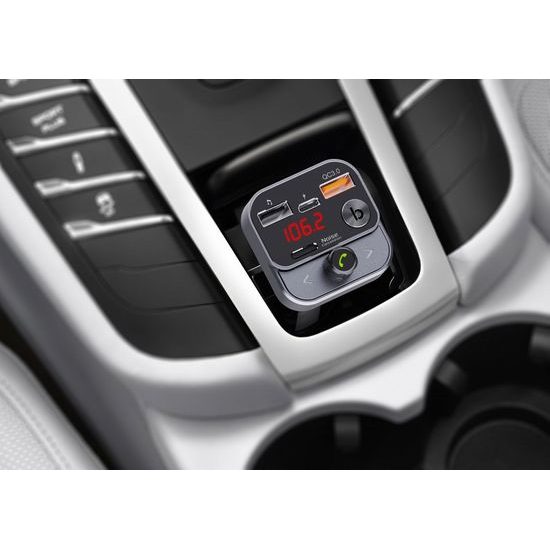 Transmiter FM MP3 bluetooth 5.0 + USB A QC3.0 + Typ C (total 30W) ART FM-84B