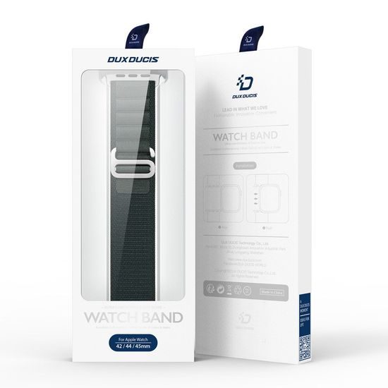 Řemínek nylonový pro Apple Watch 42/44/45/49mm zelený -DUX DUCIS