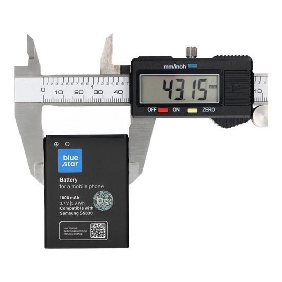 Batéria Samsung Galaxy Ace (S5830)/ Galaxy Gio (S5670) (náhrada za EB494358VU) 1600 mAh Li-Ion (BS) PREMIUM