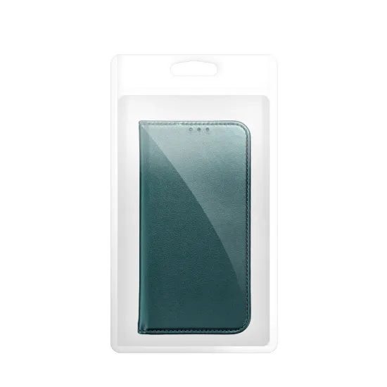 Pouzdro / obal na Xiaomi Redmi Note 13 4G zelené - knížkové Smart Magneto
