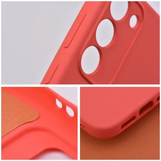 Obal / kryt na Samsung Galaxy A17 oranžový - Silicone