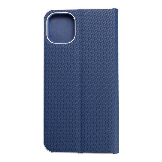 Puzdro/ obal pre Apple iPhone 11 Pro Max 2019 (6,5") modré - kniha Luna Carbon