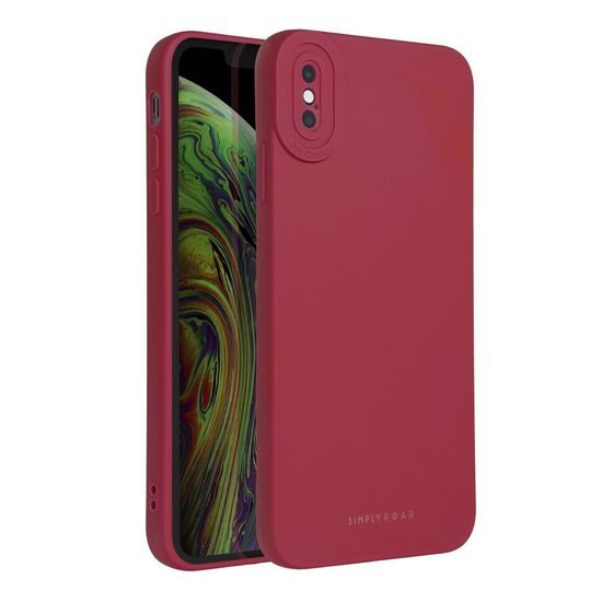 Obal / kryt na Apple iPhone XS Max červený - Roar Luna Case