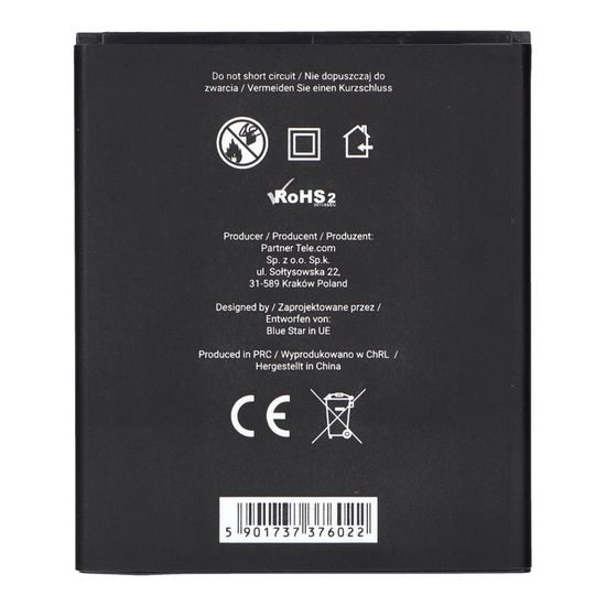 Batéria Lenovo A6000 2300mAh Li-Poly Blue Star Premium