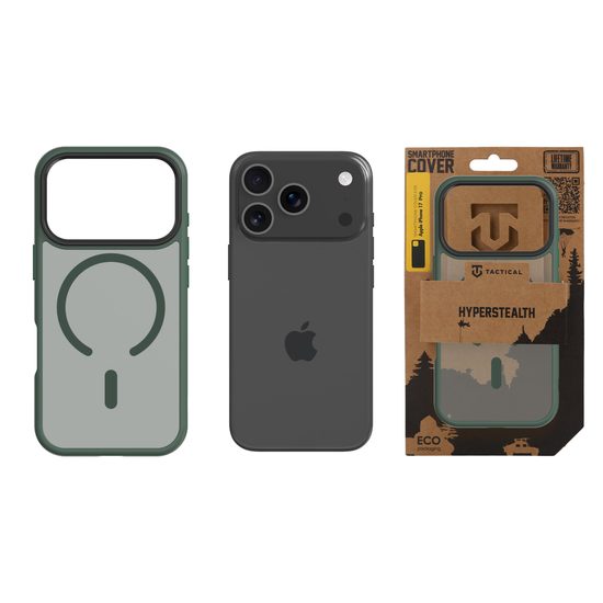 Obal / kryt na Apple iPhone 17 Pro zelený - Tactical Tactical MagForce Hyperstealth