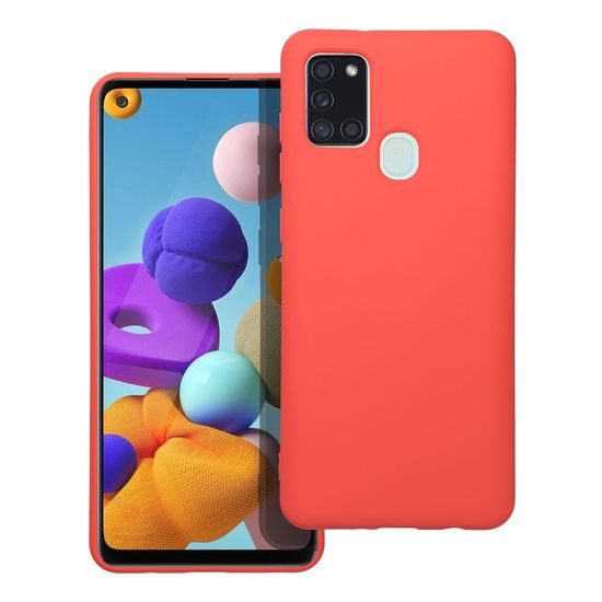 Obal / kryt na Samsung Galaxy A21S růžový - Forcell Silicone Lite