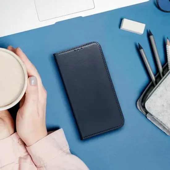 Pouzdro / obal na Samsung Galaxy A17 modré - knížkové SMART MAGNETO