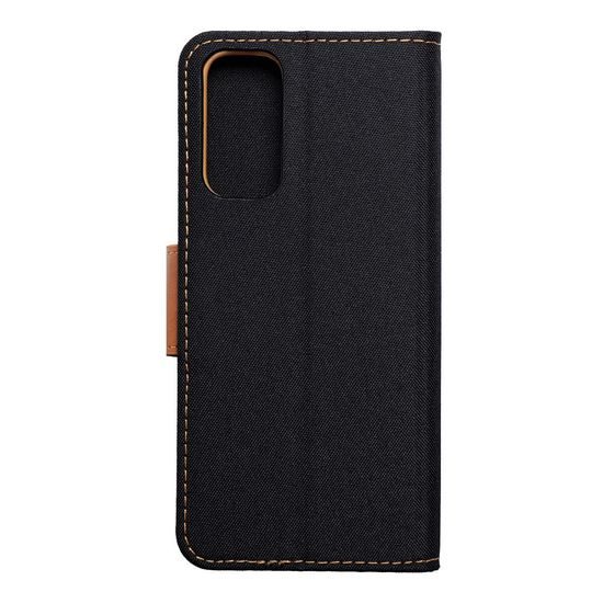 Puzdro / obal pre Xiaomi Redmi Note 11 / 11S čierne - kniha Canvas Book