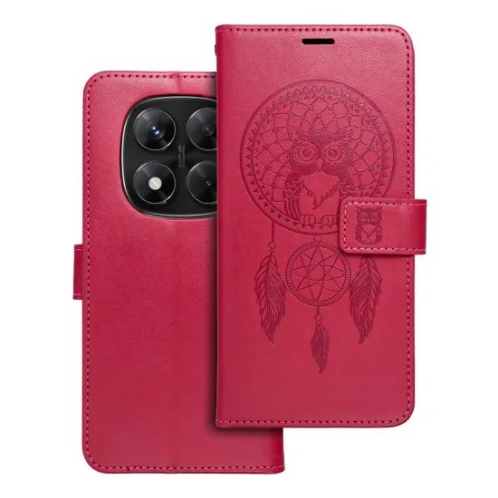 Pouzdro / obal na Xiaomi Redmi Note 14 PRO 5G červené - knížkové Mezzo