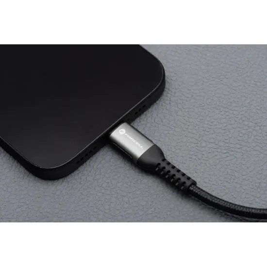 Kabel USB C / USB C QC4.0 PD 5A 240W 2 m černý -Forcell F-Energy