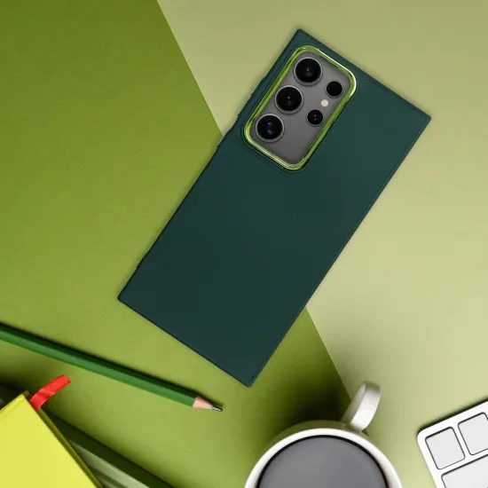 Obal / kryt na Xiaomi Redmi Note 14 PRO 4G zelený - FRAME