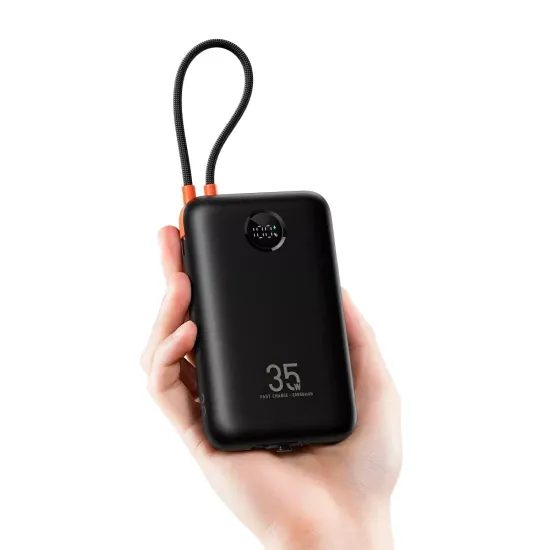 Powerbanka 20000mAh QC3.0 PD 35W (USB-C + Lightning) černá - VEGER