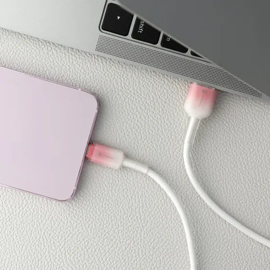 Datový / nabíjecí kabel USB-A/USB-C QC4.0 3A 66W C352 1 m bílý - Forcell F-Energy