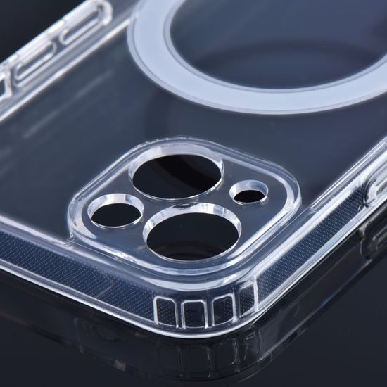 Obal / kryt na Apple iPhone 13 průhledný - Mag Cover