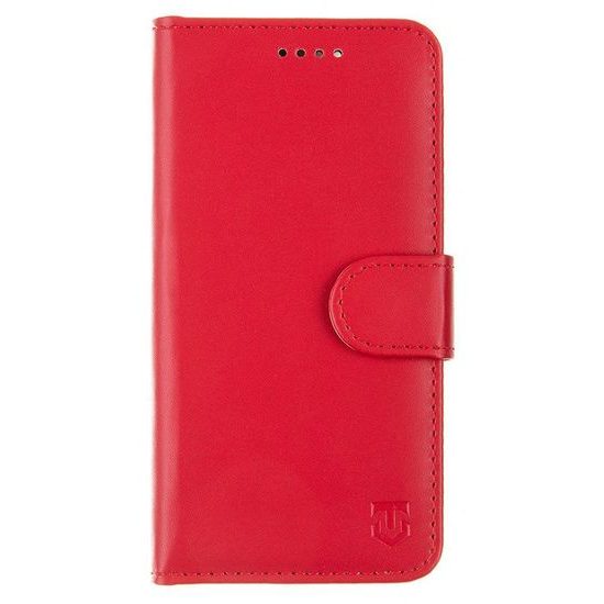 Puzdro / obal na Xiaomi Redmi 12C červený - kniha Tactical