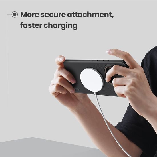 Obal / kryt na Xiaomi 15T Pro černý – Nillkin Super Frosted Pro Magnetic