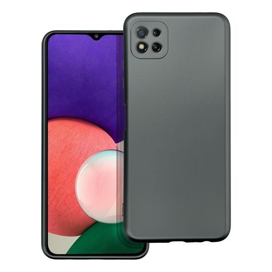 Obal / kryt na Samsung Galaxy A22 5G sivý - Forcell METALLIC